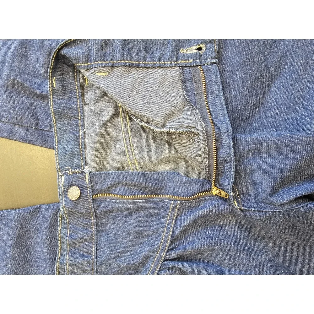 Vintage 60s Beeline Fashions High Rise Yoke Front Bareback‎ Taper Leg Mom Jeans